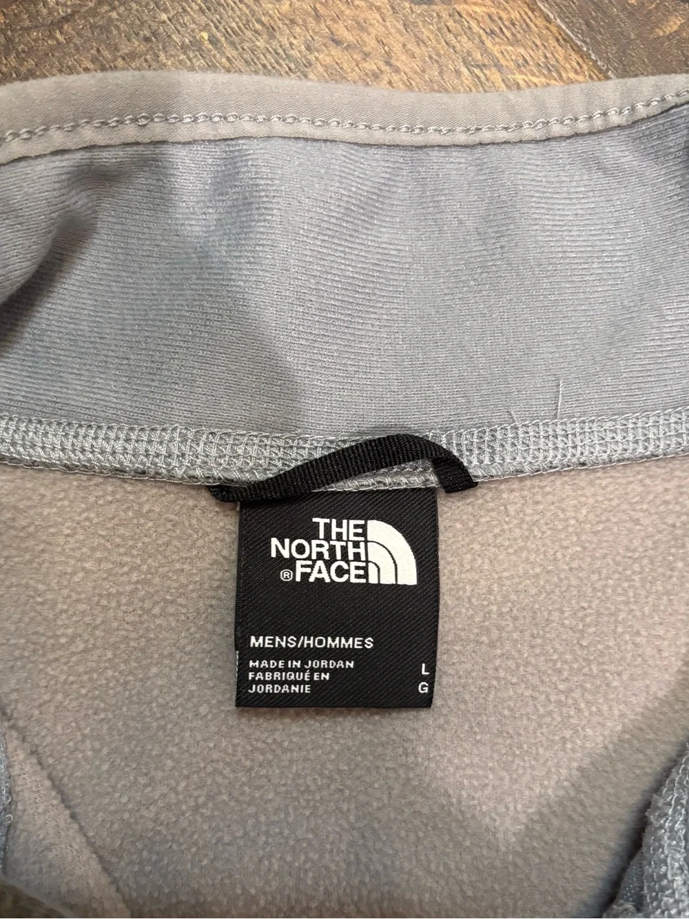 The North Face Grey Heather Sleeveless Zip Vest